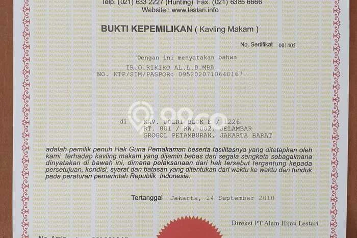 Tanah Kavling untuk Dijual di Karawang Barat Karawang 96m2 Tanah Kavling untuk Dijual di Karawang Barat Karawang 96m2