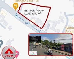 Tanah Komersial Dijual di Batu Batu 3070m2 Tanah Komersial Dijual di Batu Batu 3070m2