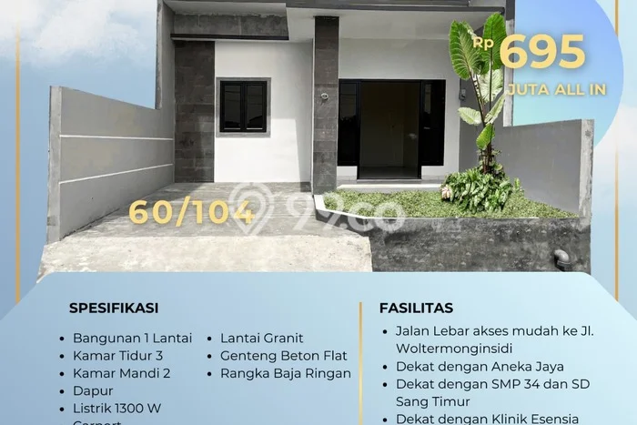 Jual Rumah Murah di Semarang Timur Semarang Harga Rp 400 Juta LT 93m2 Jual Rumah Murah di Semarang Timur Semarang Harga Rp 400 Juta LT 93m2
