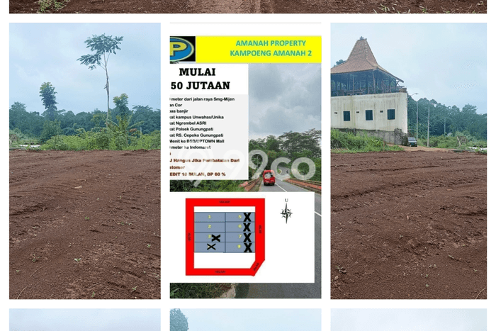 Tanah Strategis Dijual di Gunung Pati Semarang 120m2 Tanah Strategis Dijual di Gunung Pati Semarang 120m2