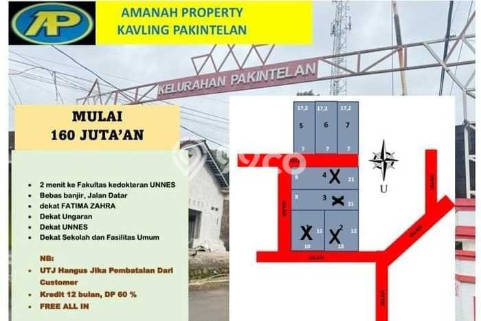 Kavling Tanah di Gunung Pati Dijual Luas 120m2 Legalitas - Kavling Tanah di Gunung Pati Dijual Luas 120m2 Legalitas -