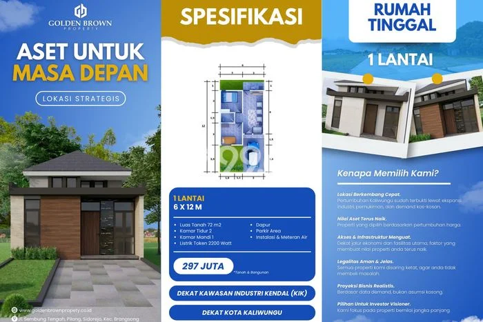 Kos-kosan Dijual di Kaliwungu, Kendal, 2 KT, 1 KM, Bangunan 72m2 Kos-kosan Dijual di Kaliwungu, Kendal, 2 KT, 1 KM, Bangunan 72m2