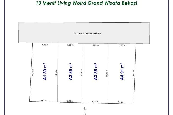Tanah Dijual di Bekasi Seluas 85m2 Strategis Tanah Dijual di Bekasi Seluas 85m2 Strategis
