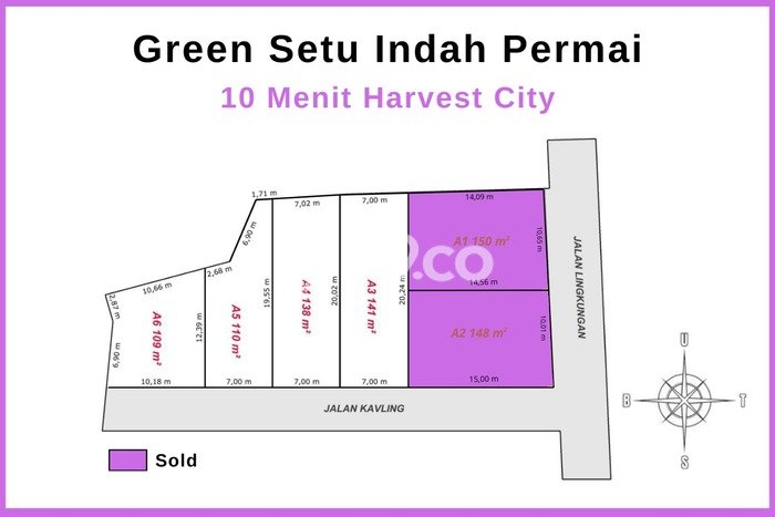 Kavling Tanah Dijual di Setu, Bekasi, Luas 135m2 Area Strategis Kavling Tanah Dijual di Setu, Bekasi, Luas 135m2 Area Strategis
