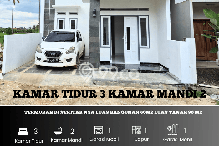 Jual Rumah Murah Meriah Tanjung Senang Punya 3 Kamar & LT 90m2 Jual Rumah Murah Meriah Tanjung Senang Punya 3 Kamar & LT 90m2