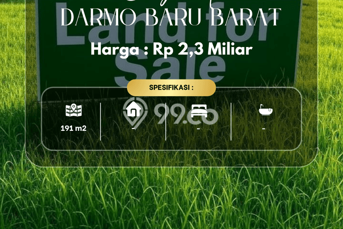 Tanah Siap Bangun Dijual di Surabaya Punya Luas 191m2 Tanah Siap Bangun Dijual di Surabaya Punya Luas 191m2
