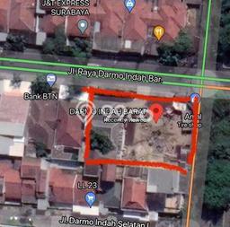 Kavling Tanah untuk Dijual di Raya Darmo, Surabaya, Luas 375m2 Kavling Tanah untuk Dijual di Raya Darmo, Surabaya, Luas 375m2