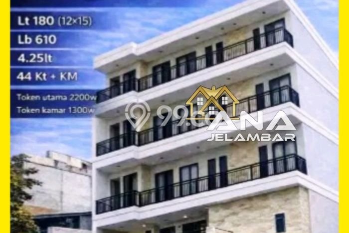 Rumah Kost untuk Dijual di Tomang Punya 44 Kamar Rumah Kost untuk Dijual di Tomang Punya 44 Kamar