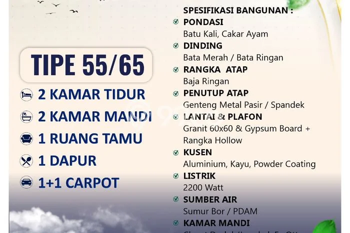 Jual Rumah Murah Meriah Makassar Punya 2 Kamar & LT 65m2 Jual Rumah Murah Meriah Makassar Punya 2 Kamar & LT 65m2