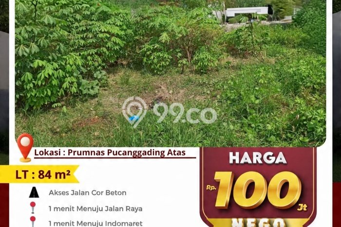 Tanah di Semarang Timur, Semarang Luas 84m2 Dijual Segera Tanah di Semarang Timur, Semarang Luas 84m2 Dijual Segera