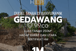 Lahan untuk Dijual di Banyumanik Semarang Luas 250m2 Lahan untuk Dijual di Banyumanik Semarang Luas 250m2