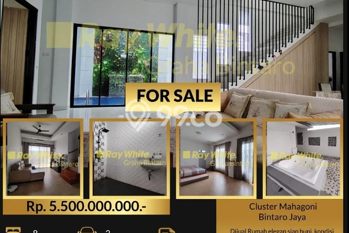 Hunian Mewah LB 450m2 Siap Pakai Desain Elegan di Bintaro, Tangerang Selatan Hunian Mewah LB 450m2 Siap Pakai Desain Elegan di Bintaro, Tangerang Selatan