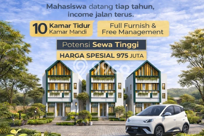 Rumah Minimalis 10 KT di Malang Kota Malang Full Furnished Rumah Minimalis 10 KT di Malang Kota Malang Full Furnished