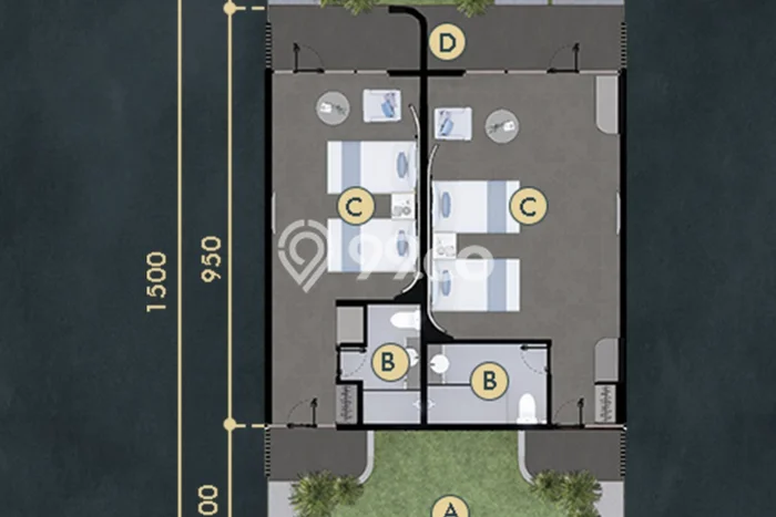 Tersedia Vila Kawasan Cigugur, Dimensi 120m2m², Lingkungan tenang untuk keluarga Tersedia Vila Kawasan Cigugur, Dimensi 120m2m², Lingkungan tenang untuk keluarga