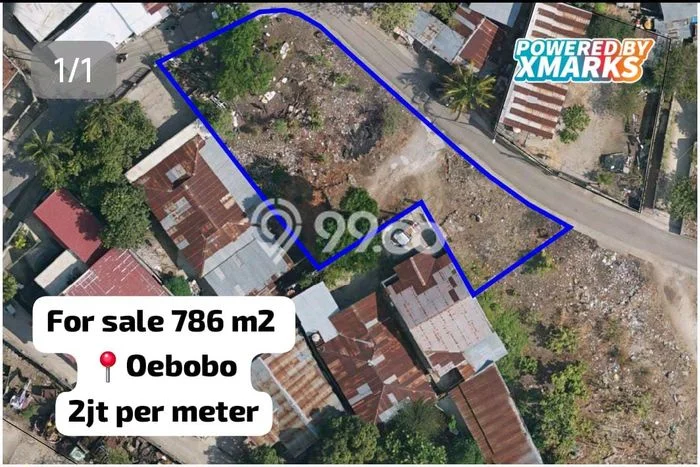 Lahan Dijual Lokasi Oebobo, Kupang dengan Luas Tanah 786m2 dan Status SHM Lahan Dijual Lokasi Oebobo, Kupang dengan Luas Tanah 786m2 dan Status SHM
