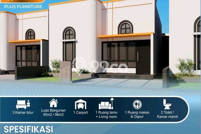 Rumah Sederhana Dijual Lokasi Maulafa 3 Kamar dengan Luas Tanah 96m2 Rumah Sederhana Dijual Lokasi Maulafa 3 Kamar dengan Luas Tanah 96m2