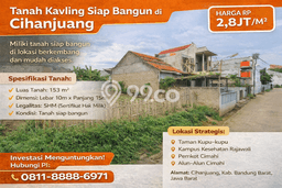 Dijual Tanah di Bandung, Luas 153m2 SHM Dijual Tanah di Bandung, Luas 153m2 SHM