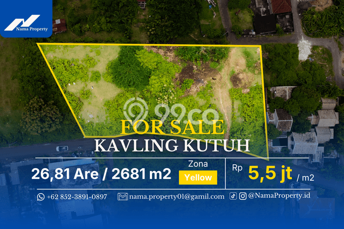 Tanah Kavling Dijual di Kutuh, Badung dengan Luas Tanah 2681m2 Tanah Kavling Dijual di Kutuh, Badung dengan Luas Tanah 2681m2