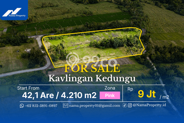 Tanah Dijual di Tabanan Seluas 4210m2 Strategis Tanah Dijual di Tabanan Seluas 4210m2 Strategis