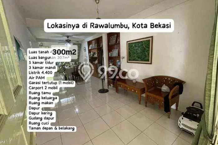 Dijual Cepat Rumah Bagus Siap Huni LB 307m2 di Rawalumbu, Bekasi Dijual Cepat Rumah Bagus Siap Huni LB 307m2 di Rawalumbu, Bekasi
