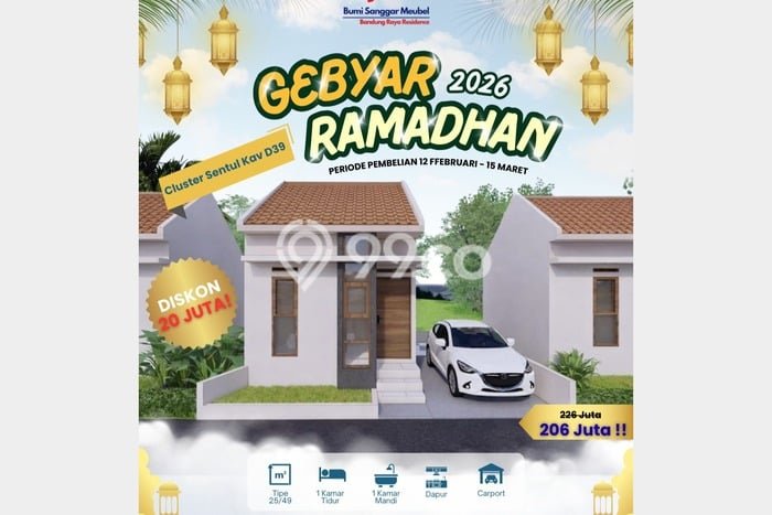 Jual Rumah Murah Meriah Cilengkrang Punya 1 Kamar & LT 49m2 Jual Rumah Murah Meriah Cilengkrang Punya 1 Kamar & LT 49m2