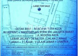 Lahan Dijual Lokasi Strategis di Jakarta Barat dengan Luas 1607m2 Lahan Dijual Lokasi Strategis di Jakarta Barat dengan Luas 1607m2