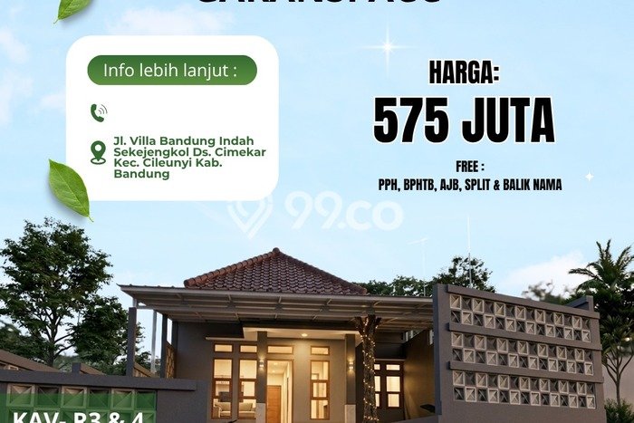 Rumah Modern Minimalis 2 Kamar Bisa Langsung Pindah di Cileunyi Rumah Modern Minimalis 2 Kamar Bisa Langsung Pindah di Cileunyi