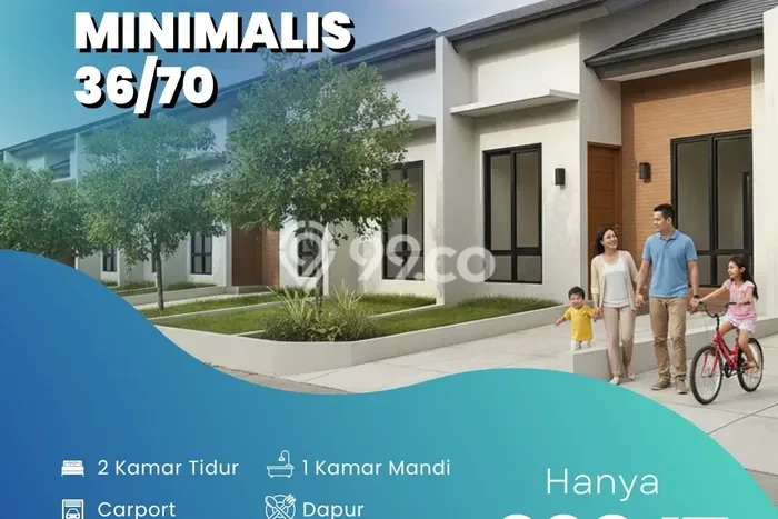 Rumah Nyaman 2 KT LB 36m2 Kondisi Bagus di Cibubur Rumah Nyaman 2 KT LB 36m2 Kondisi Bagus di Cibubur