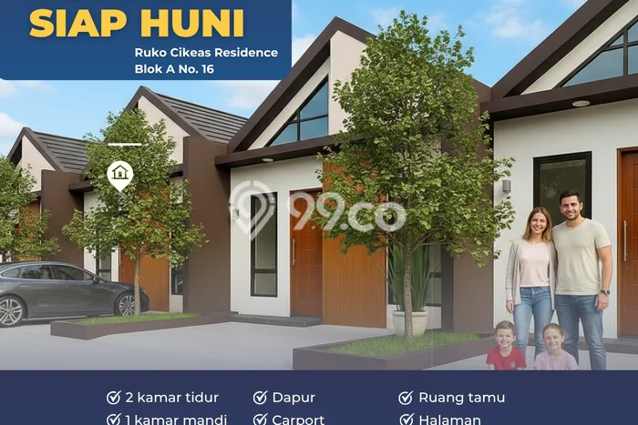 Rumah Minimalis 2 KT di Cibubur Bogor Unfurnished Rumah Minimalis 2 KT di Cibubur Bogor Unfurnished