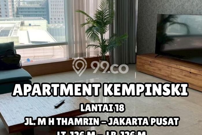 Siap Huni Apartemen Prestisius di Thamrin 0 Kamar & 0 Kamar Mandi Siap Huni Apartemen Prestisius di Thamrin 0 Kamar & 0 Kamar Mandi