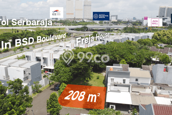 Tanah Dijual Area Strategis di BSD The Icon Tangerang 208m2 Tanah Dijual Area Strategis di BSD The Icon Tangerang 208m2
