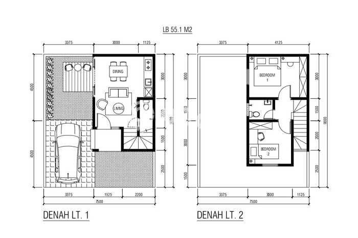 Rumah Modern 2 KT di Pekayon Bekasi Unfurnished Rumah Modern 2 KT di Pekayon Bekasi Unfurnished