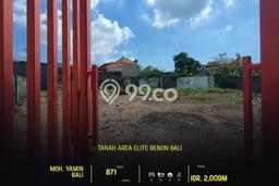 Dijual Tanah di Denpasar, Luas 871m2 SHM Dijual Tanah di Denpasar, Luas 871m2 SHM