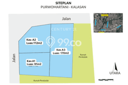 Untuk Dijual Tanah di Sleman, Luas 91m2 SHM Untuk Dijual Tanah di Sleman, Luas 91m2 SHM