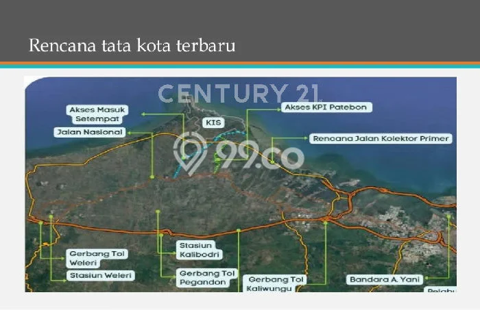 Tanah Kavling untuk Dijual di Patebon Kendal 185m2 Tanah Kavling untuk Dijual di Patebon Kendal 185m2
