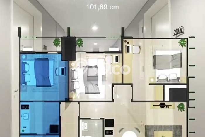 Hunian Apartemen Strategis untuk Dijual di Tangerang dengan 3 Kamar Hunian Apartemen Strategis untuk Dijual di Tangerang dengan 3 Kamar