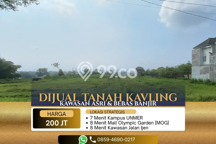 Tanah Kavling di Sukun Dijual dengan Luas 80m2 Tanah Kavling di Sukun Dijual dengan Luas 80m2