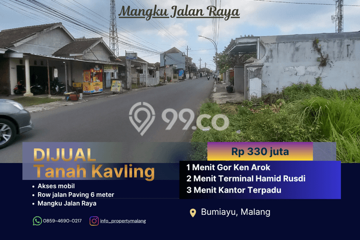 Tanah Kavling Dijual di Bumiayu, Malang dengan Luas Tanah 60m2 Tanah Kavling Dijual di Bumiayu, Malang dengan Luas Tanah 60m2