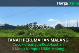 Dijual Tanah di Malang, Luas 85m2 SHM Dijual Tanah di Malang, Luas 85m2 SHM