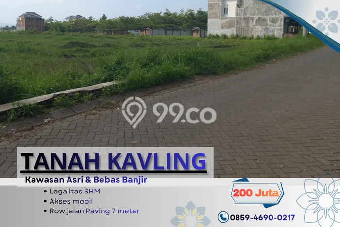 Tanah Kavling untuk Dijual di Sukun Malang 80m2 Tanah Kavling untuk Dijual di Sukun Malang 80m2