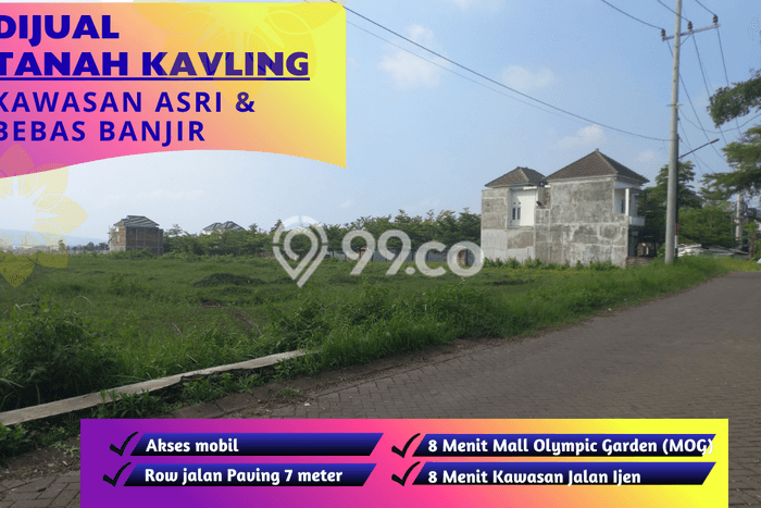 Tanah Kavling untuk Dijual di Sukun Malang 80m2 Tanah Kavling untuk Dijual di Sukun Malang 80m2