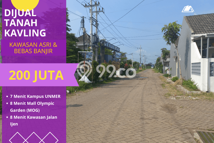 Tanah Kosong Dijual di Malang dengan Area 80m2 Tanah Kosong Dijual di Malang dengan Area 80m2