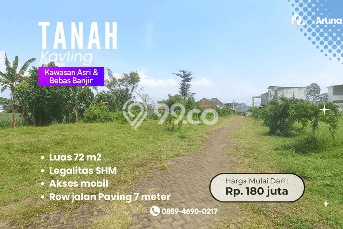 Kavling Tanah di Pakis Dijual Luas 72m2 Legalitas SHM Kavling Tanah di Pakis Dijual Luas 72m2 Legalitas SHM