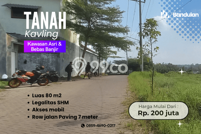Lahan untuk Dijual di Sukun Malang Luas 80m2 Lahan untuk Dijual di Sukun Malang Luas 80m2