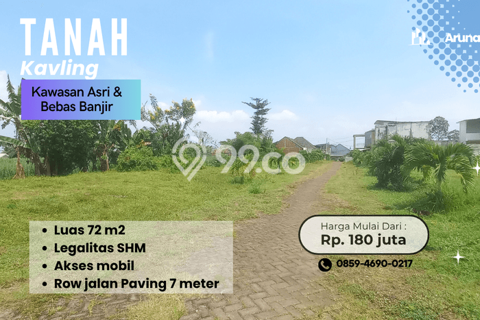 Tanah Dijual Lokasi Pakis, Malang dengan Luas Tanah 72m2 dan Status SHM Tanah Dijual Lokasi Pakis, Malang dengan Luas Tanah 72m2 dan Status SHM