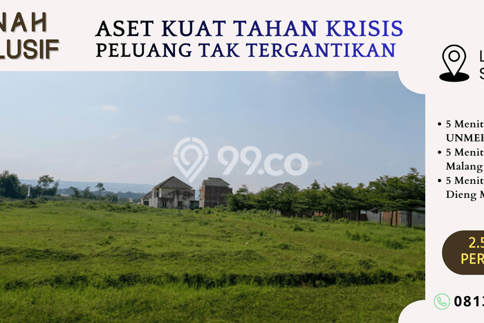 Tanah Dijual Lokasi Sukun, Malang dengan Luas Tanah 76m2 dan Status SHM Tanah Dijual Lokasi Sukun, Malang dengan Luas Tanah 76m2 dan Status SHM