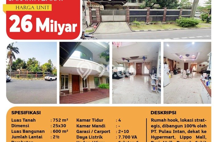 Hunian Luxury di Jakarta Barat Lokasi Strategis Kondisi Terawat Hunian Luxury di Jakarta Barat Lokasi Strategis Kondisi Terawat