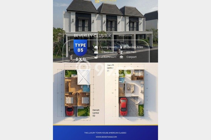 Rumah Strategis Minimalis Lb 95m2 di Klaten Selatan, Klaten Rumah Strategis Minimalis Lb 95m2 di Klaten Selatan, Klaten