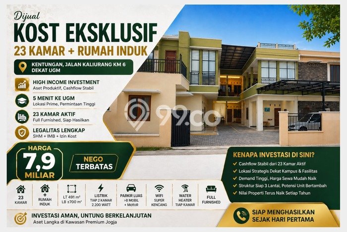 Kost Dijual Lokasi Strategis Pogung Yogyakarta 25 Kamar Tidur Kost Dijual Lokasi Strategis Pogung Yogyakarta 25 Kamar Tidur