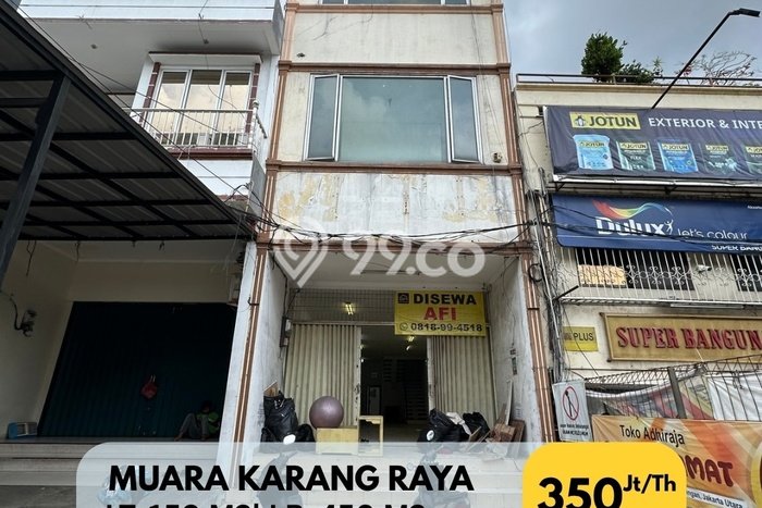 Ruko Disewa di Jakarta Utara dengan LB 500m2 Area Komersial Ramai Ruko Disewa di Jakarta Utara dengan LB 500m2 Area Komersial Ramai